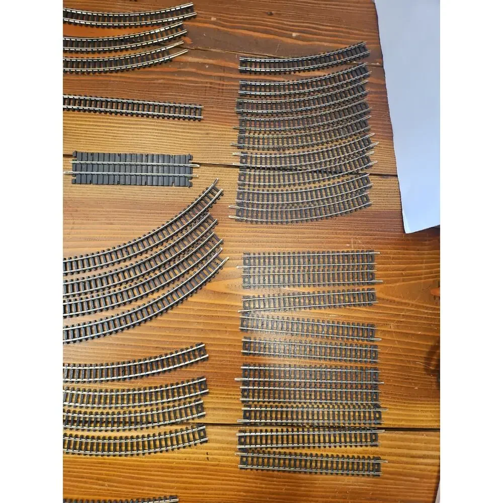Mixed VTG Lot Of 59 N-Gauge Train Tracks - Rapido Atlas Bachmann & Minitrain